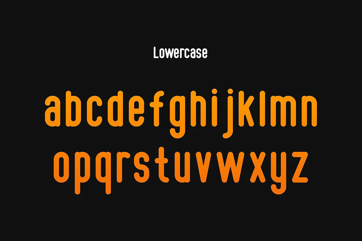 Somber Sans Serif Typeface Preview 5