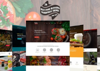 20 Best Food Blogging WordPress Themes For 2018
