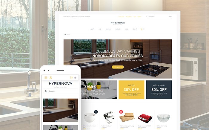 Hypernova - Multipurpose Store Responsive WooCommerce Theme 