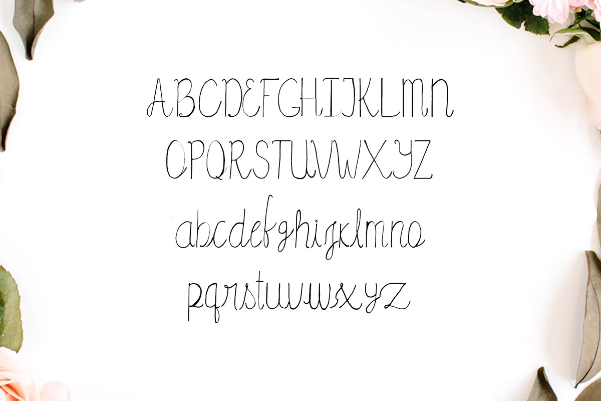 Amidala Handwriting Script Font Preview 3