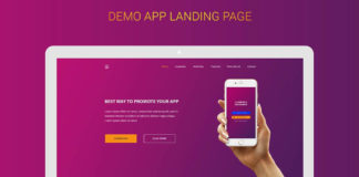 Free Money Exchange App Landing Page Design PSD
