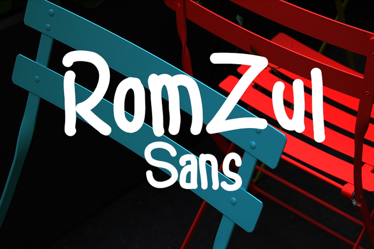 Free Romzul Sans Serif Font