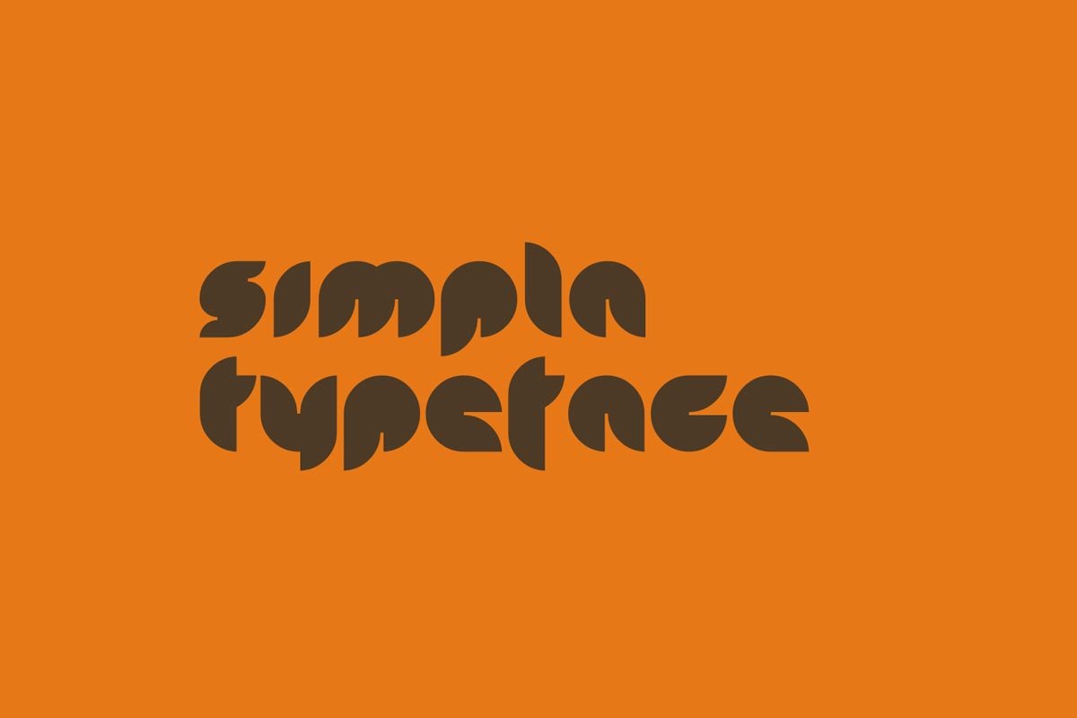Simpla Display Typeface