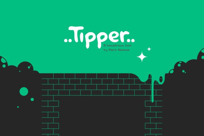 Free Tipper Handdrawn Font