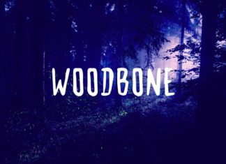 Free Woodbone Brush Font