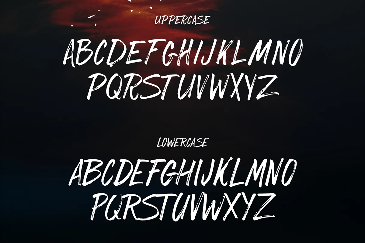 SickBoy Handwritten Display Font Preview 1
