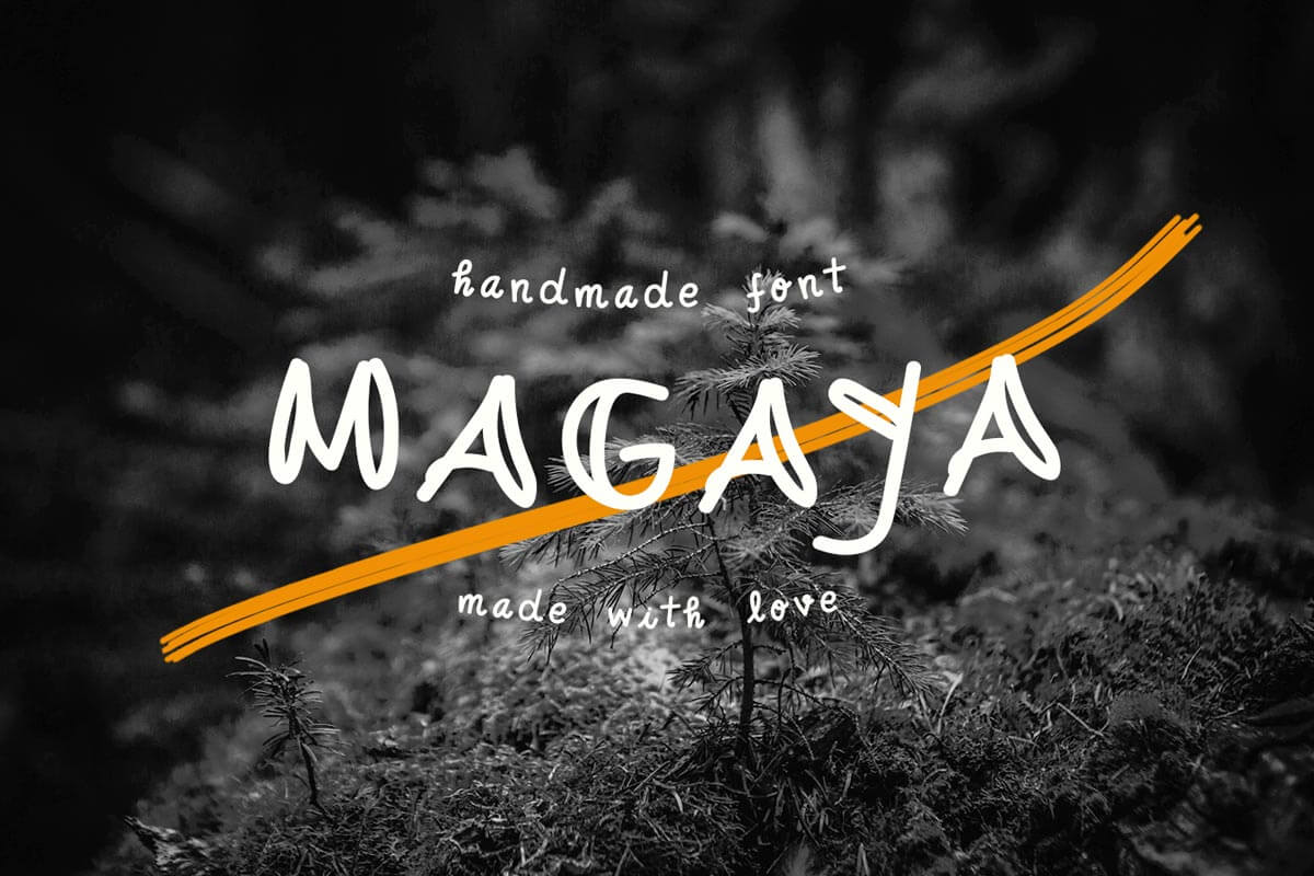 Free Magaya Handmade Font
