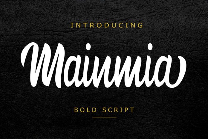Free Mainmia Script Font