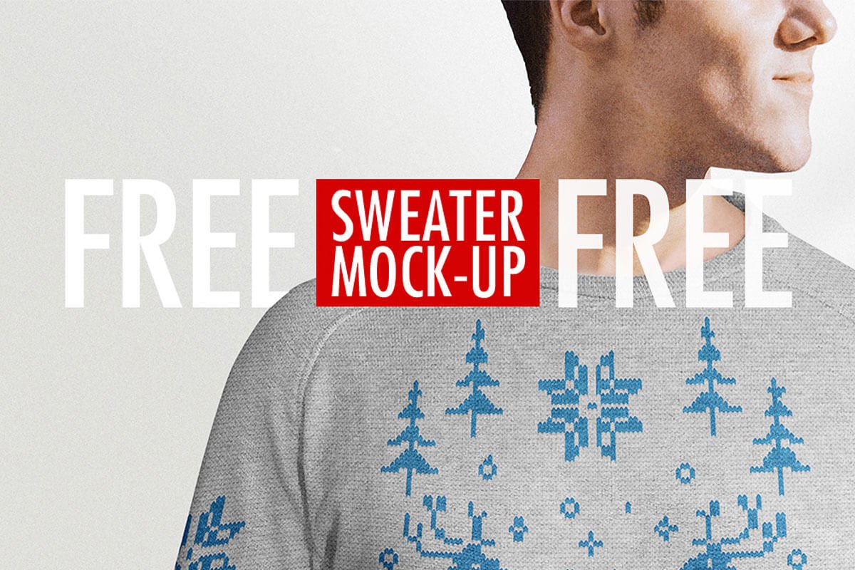 Free Sweater Mockup PSD