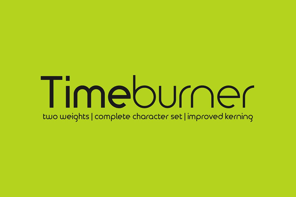 Free Timeburner Sans Serif Font