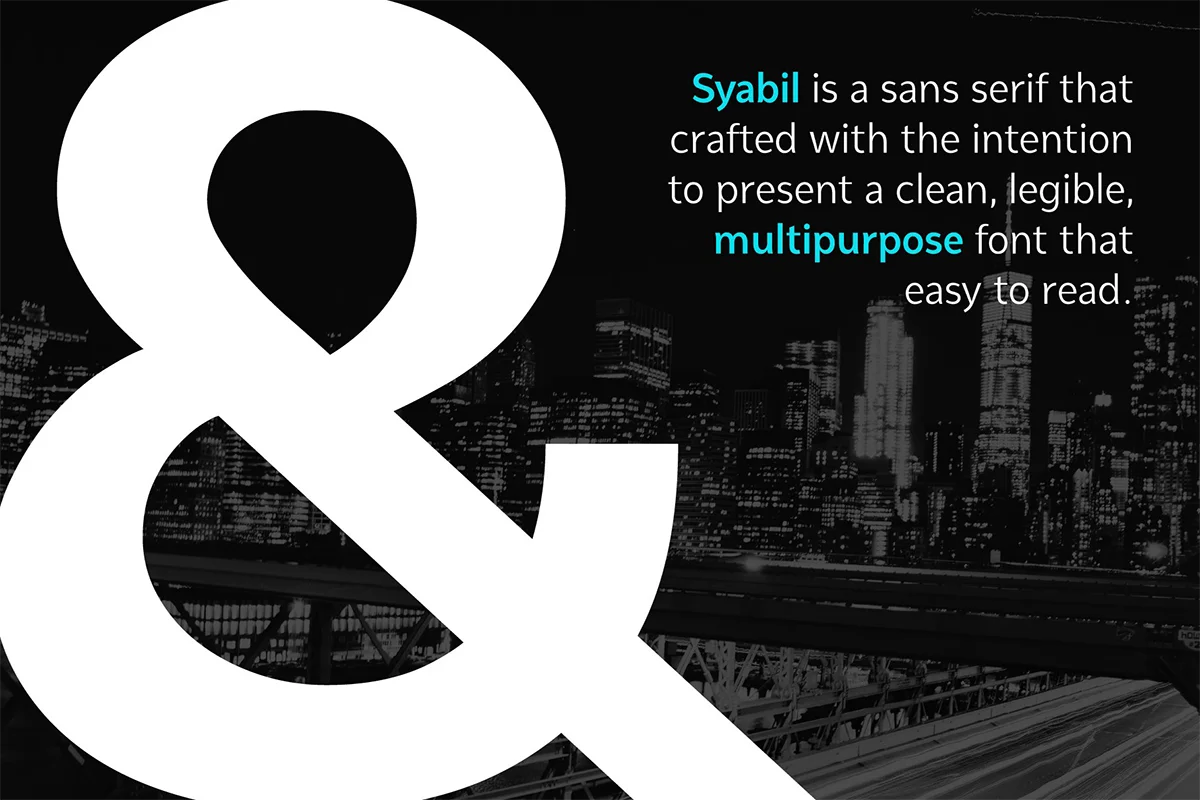 Syabil Demo Sans Serif Font Preview 2