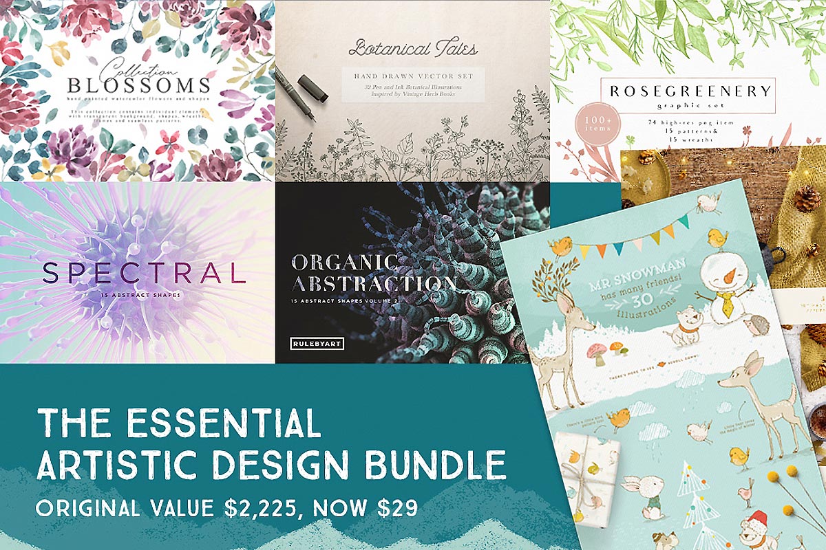 The Essential, Artistic Design Bundle Just $29