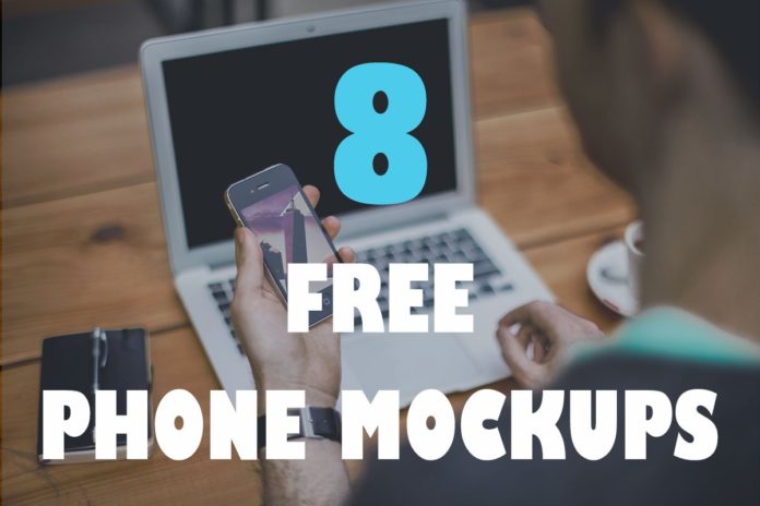 8 Free Phone Mockup Collections