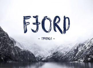 Free Fjord Brush Font