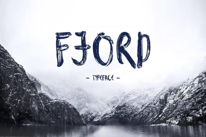 Free Fjord Brush Font