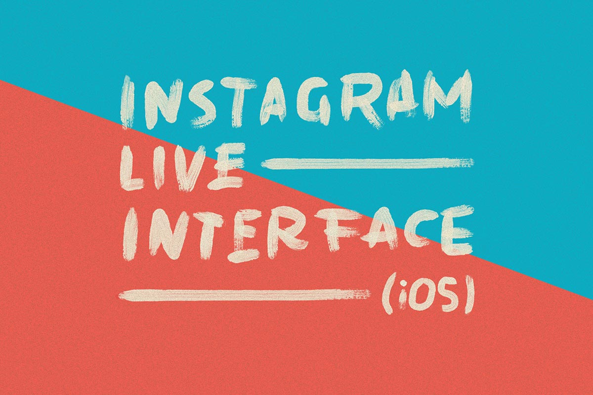 Free Instagram Live Interface PSD