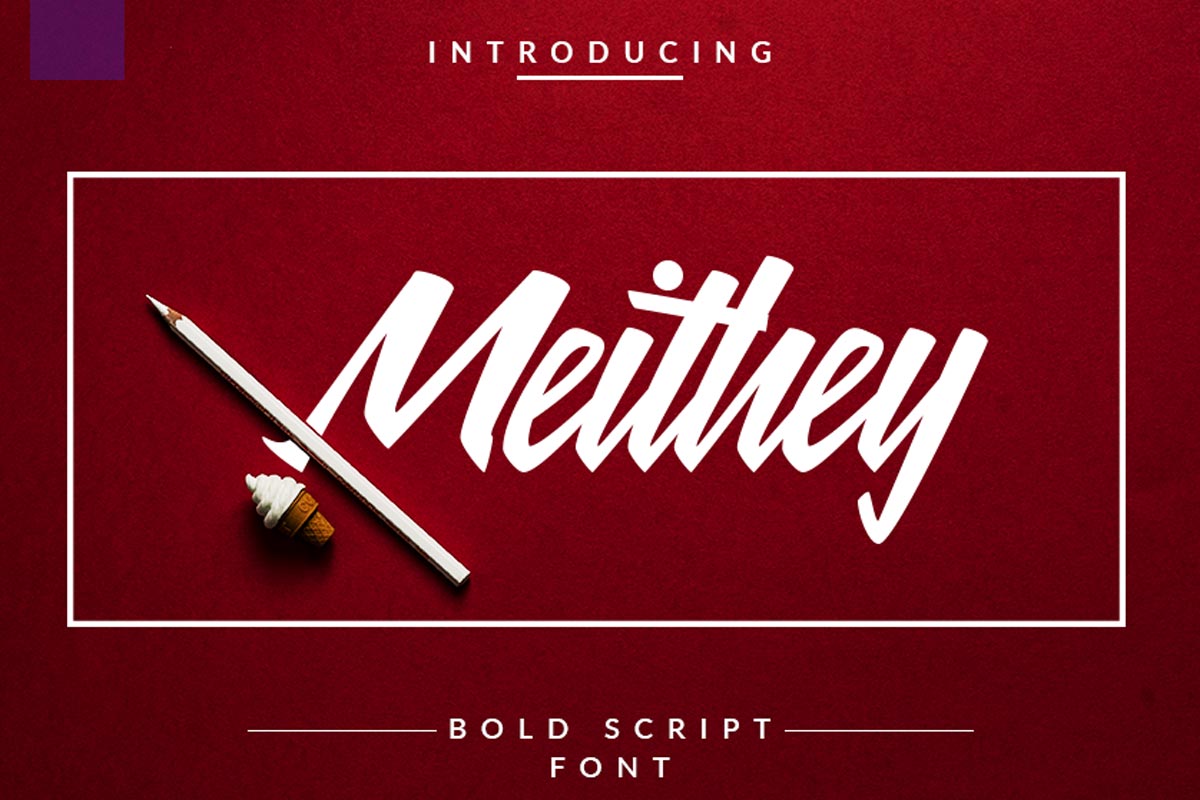 Meithey Bold Script Typeface