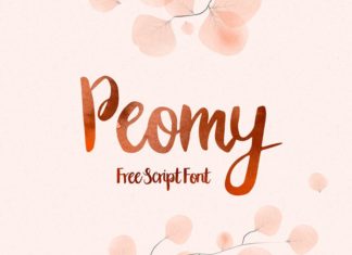 Free Peomy Script Brush Font