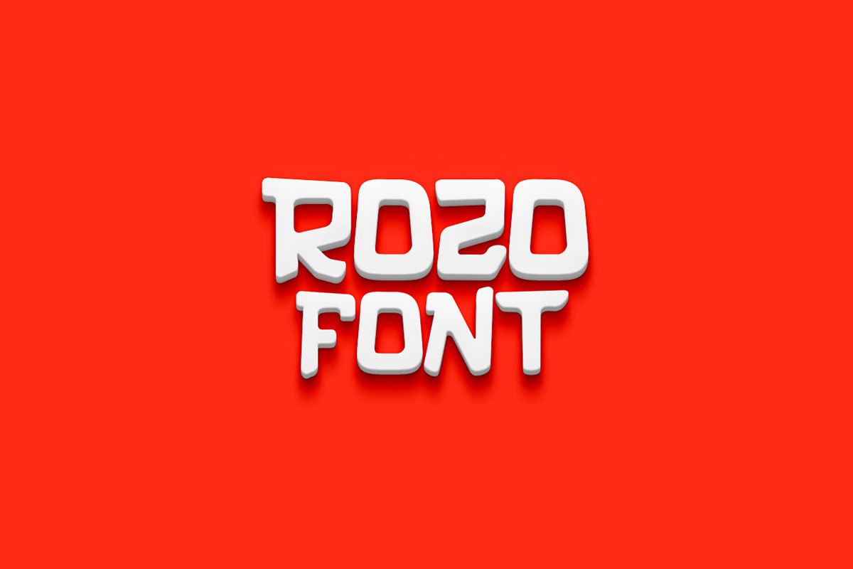 Free Rozo Display Font