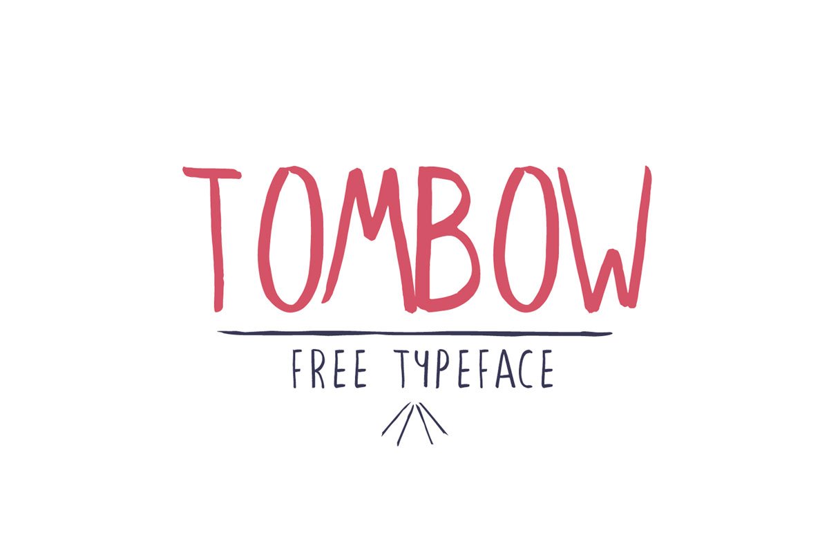 Free Tombow Handwriting Font