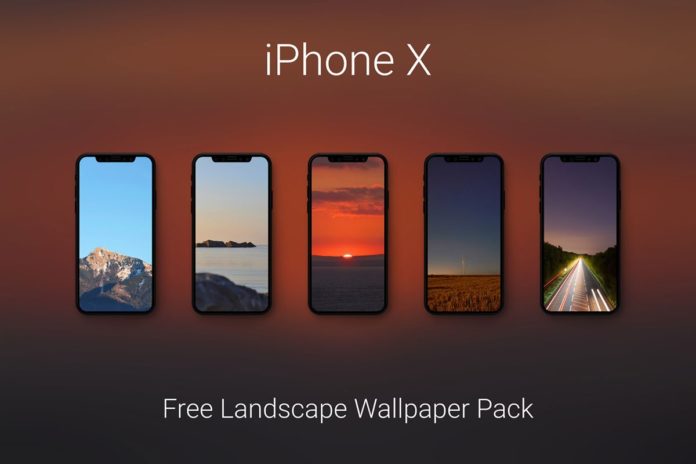 Free iPhone X Landscape Wallpaper Pack