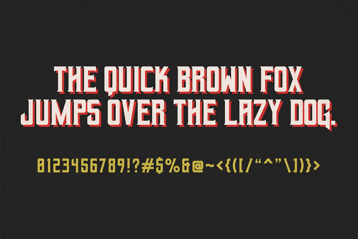 Geizer Display Font Preview 7