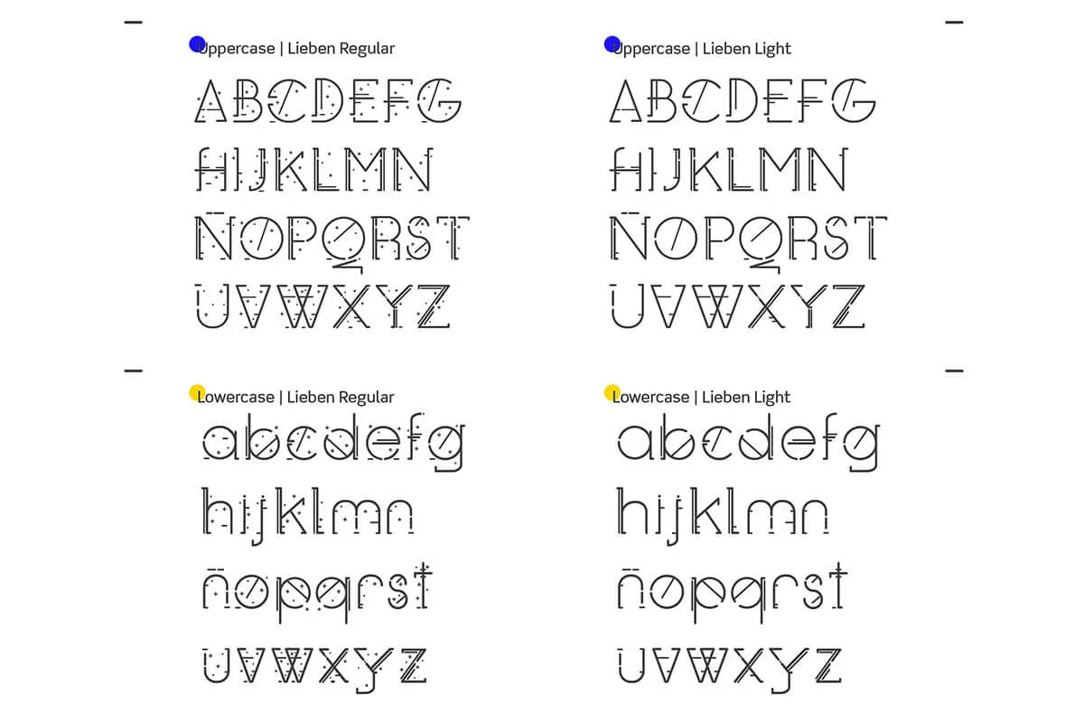 Lieben Display Typeface Preview 1