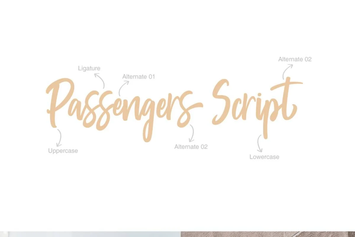 Passengers Script Free Font Preview 2
