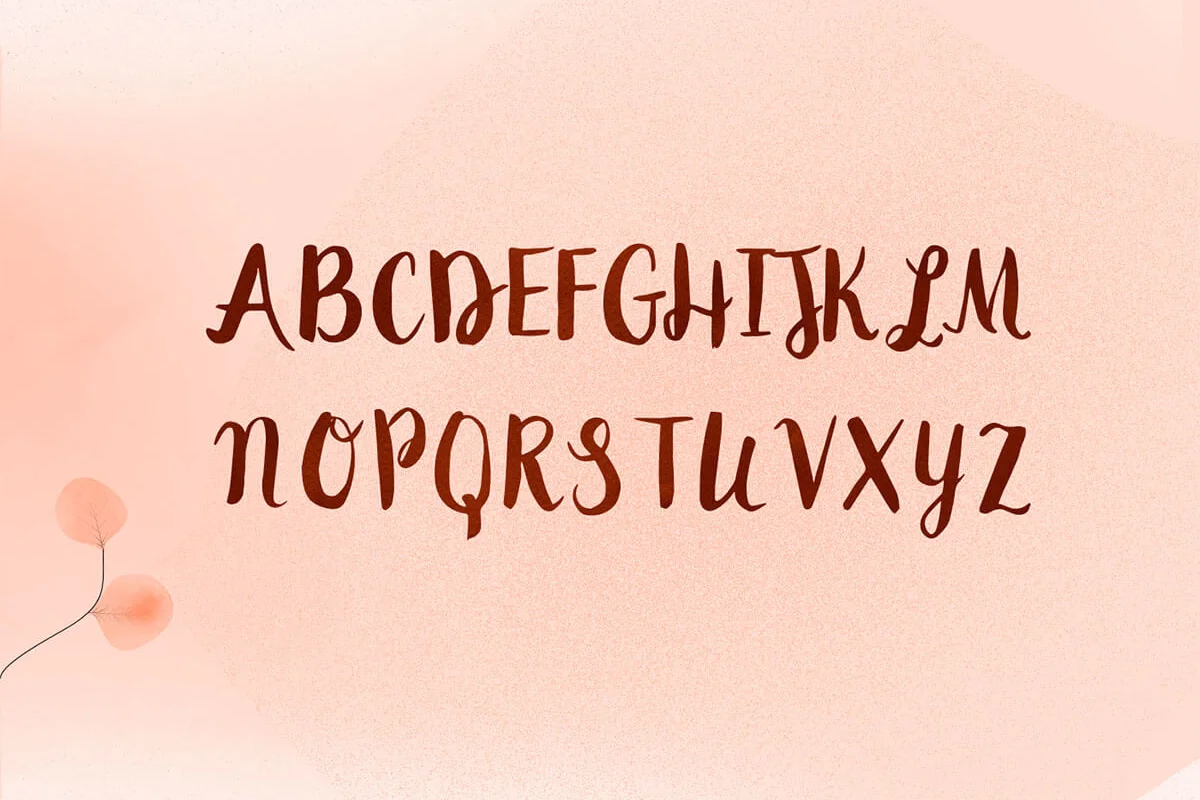 Peomy Script Brush Font Preview 2