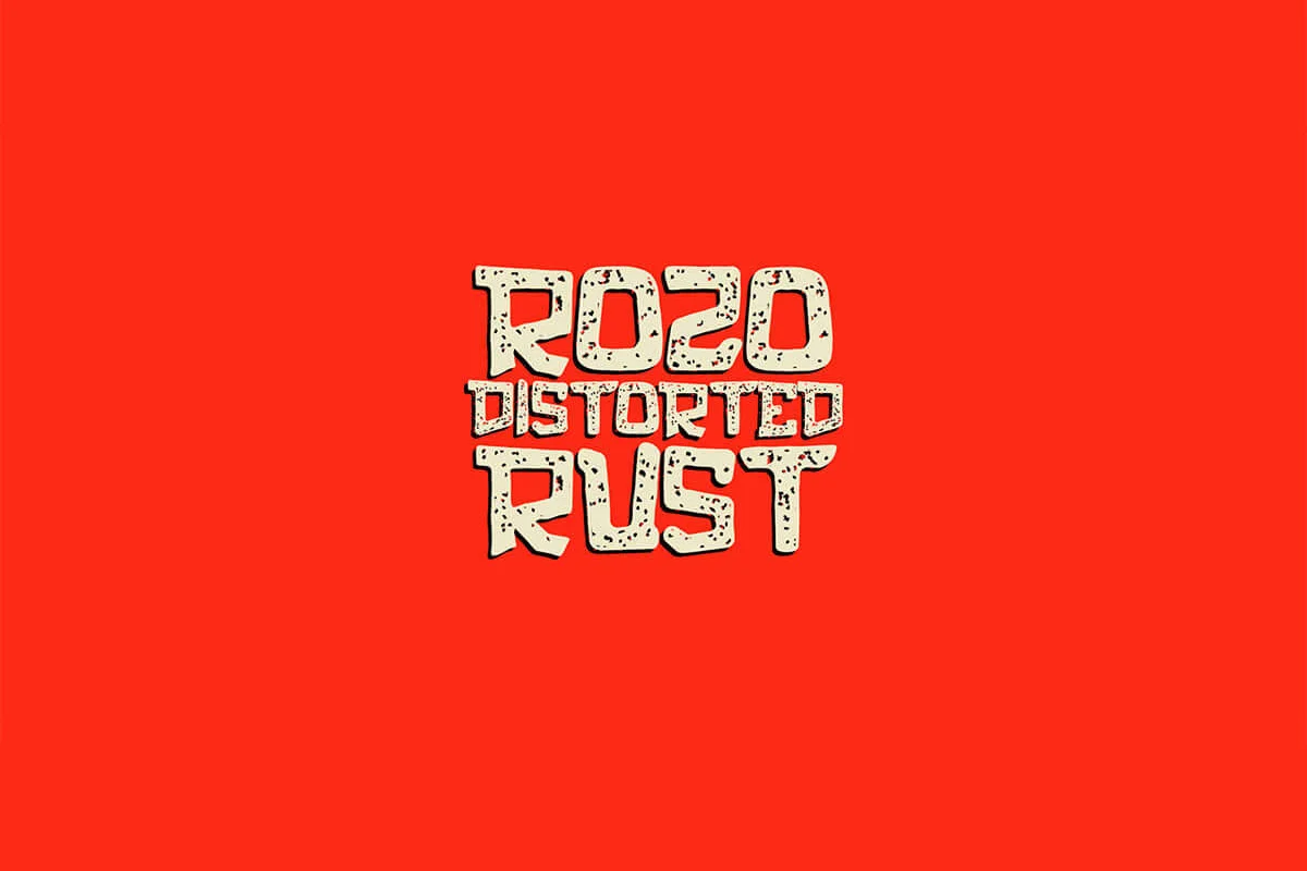Rozo Display Font Preview 5