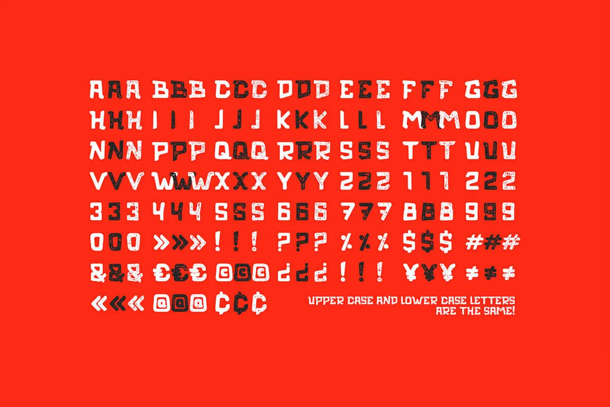 Rozo Display Font Preview 6