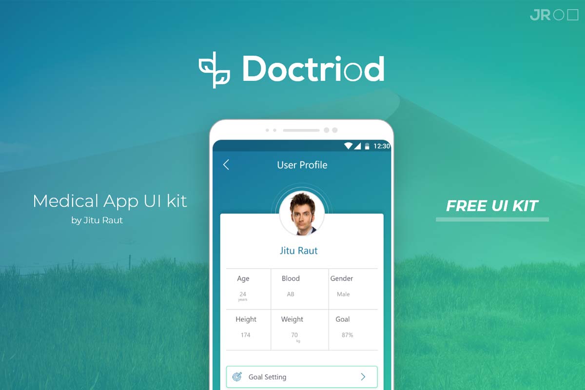Free Doctriod Health Care App UI Kit