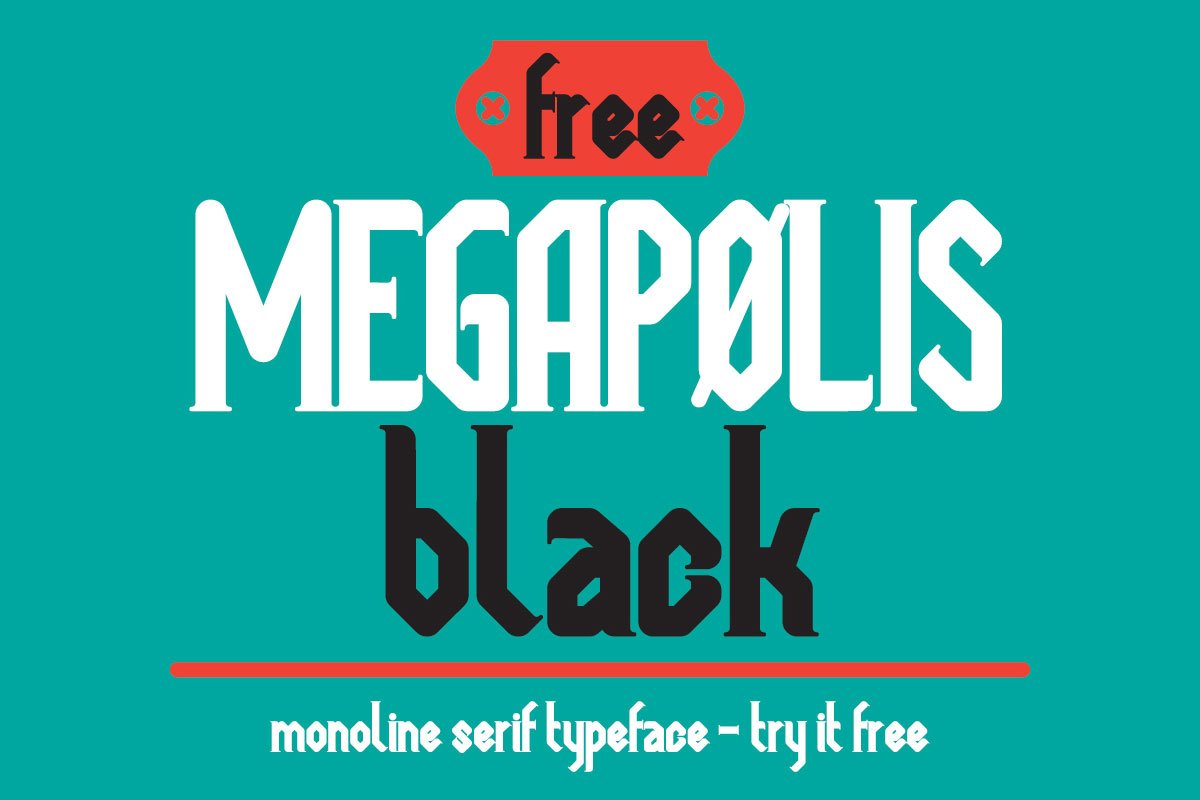 Free Megapolis Serif Font