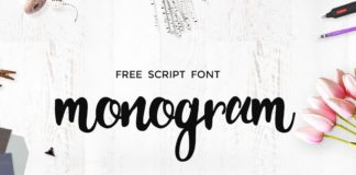 Free Monogram Script Font