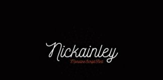 Free Nickainley Monoline Script Font