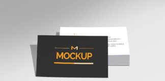 Free Style Business Card Mockup