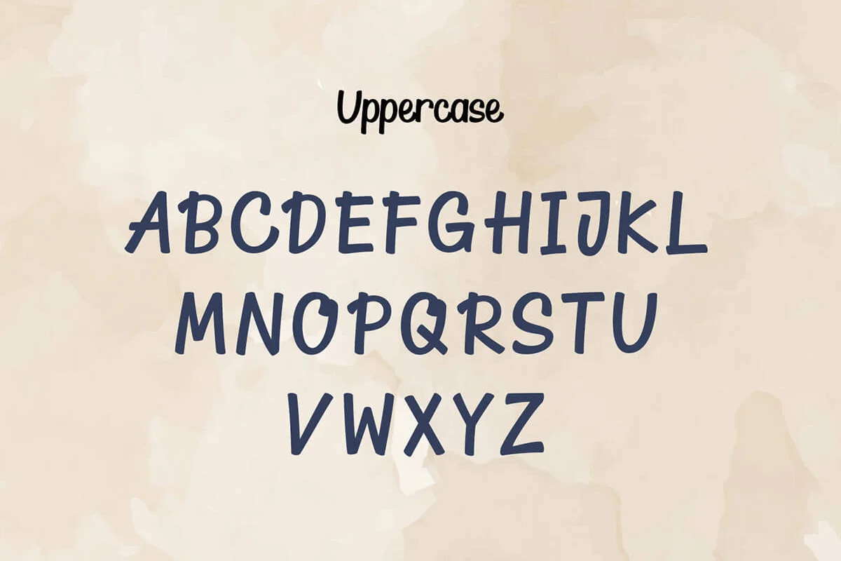 Thyeena Handwritten Script Typeface Preview 1