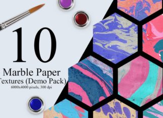 10 Free Marble Ink Paper Textures