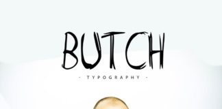 Free Butch Marker Display Font