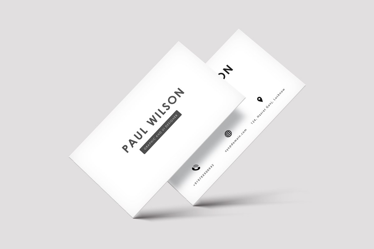 Free Clean Business Card Template