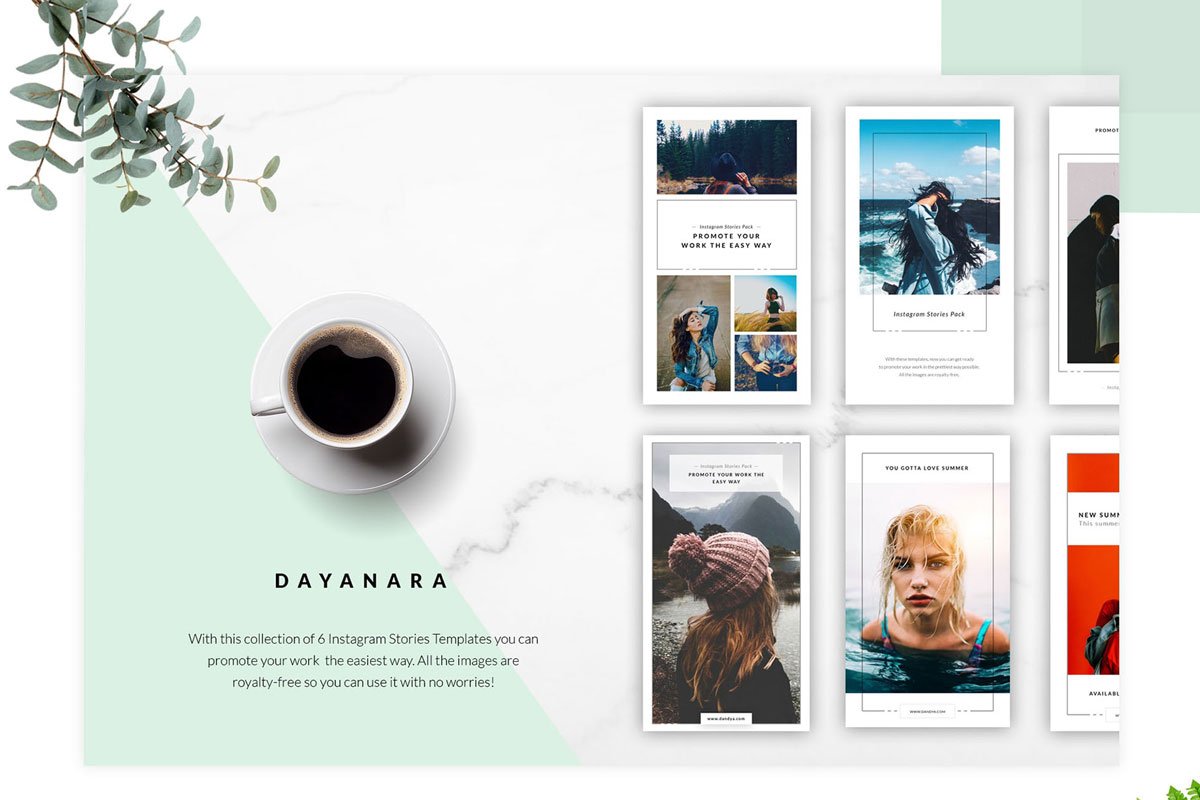 Free Dayanara Instagram Stories Templates