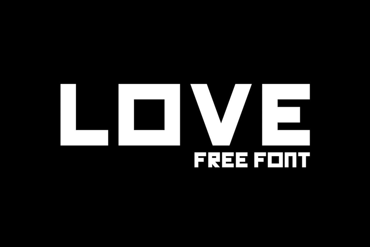 Free Love Display Font