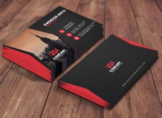 Free Professional Business Card PSD Template