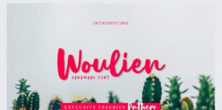 Free Woulien Script Font