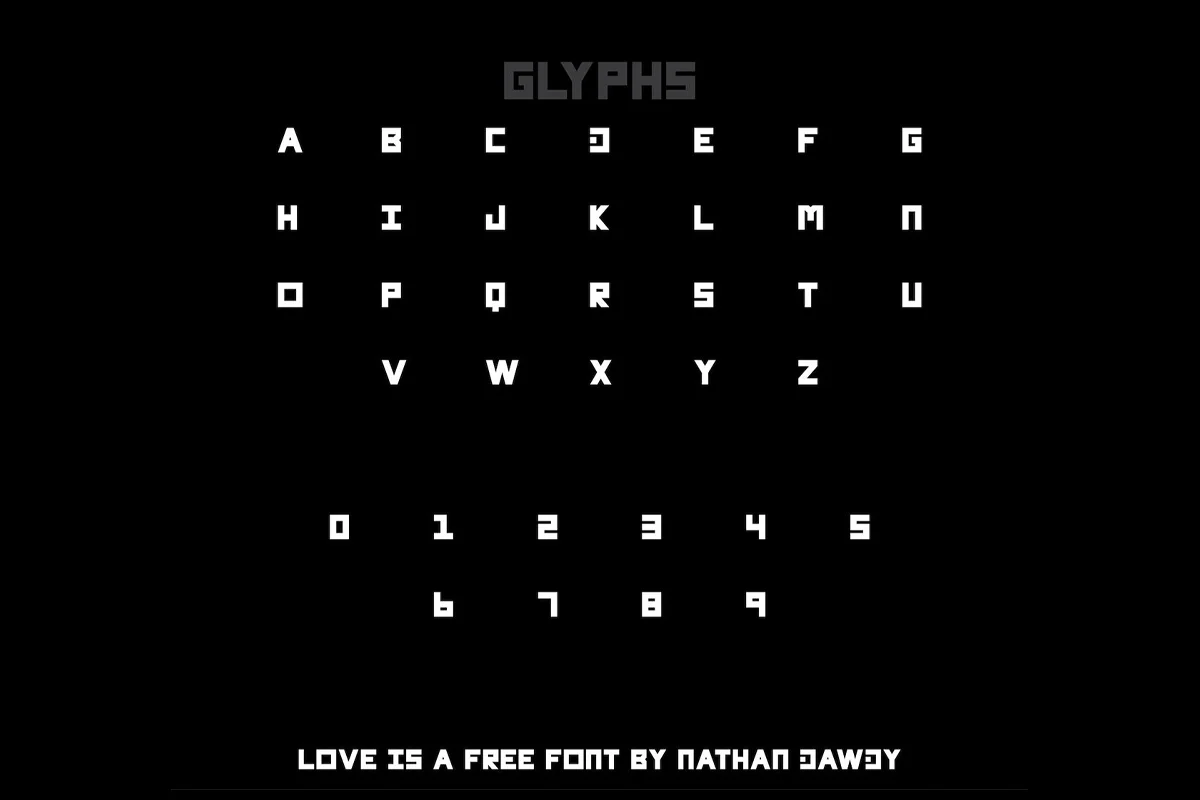 Love Display Font Preview 2