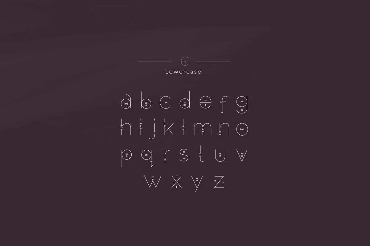 Persephone Geometric Sans Serif Typeface Preview 2