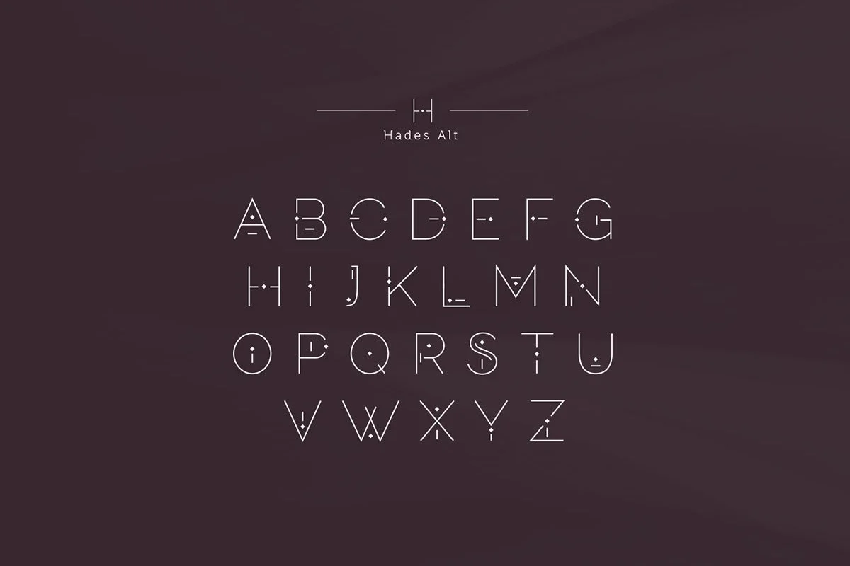 Persephone Geometric Sans Serif Typeface Preview 4