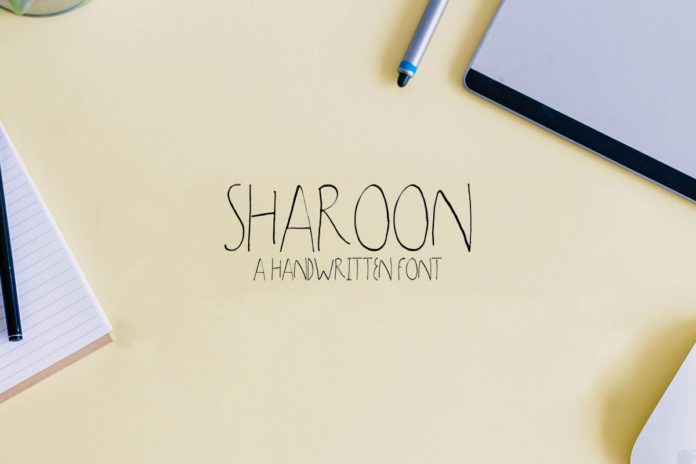 Free Sharoon Handwritten Sans Serif Font