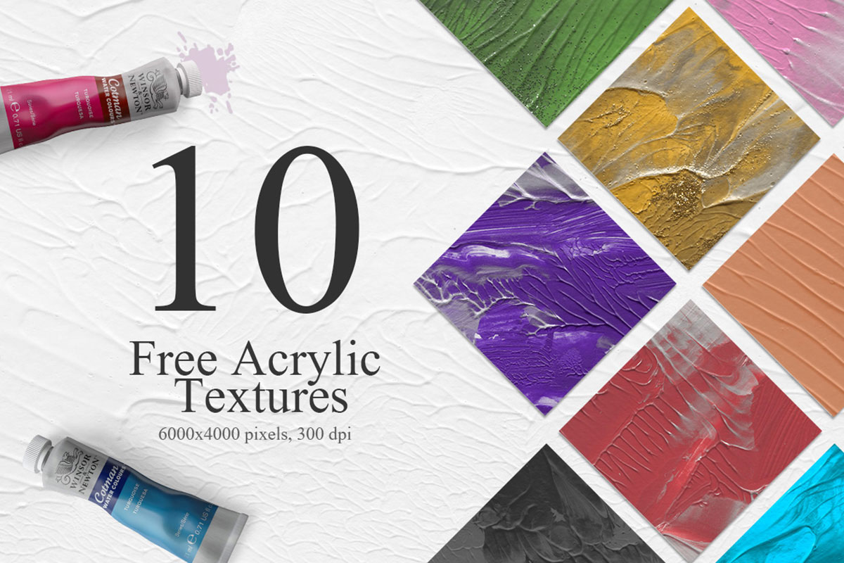 10 Free Acrylic Textures