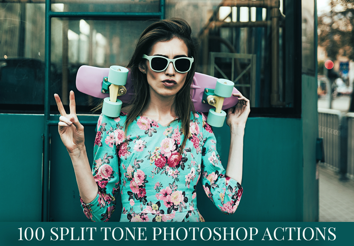 100 Free Split Tone Photoshop Actions